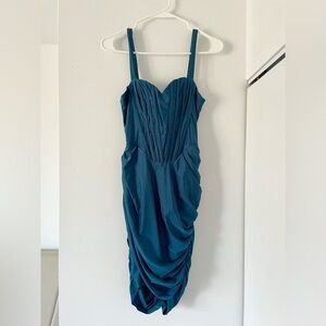 NWT - Revolve Teal Miquela Mini Dress